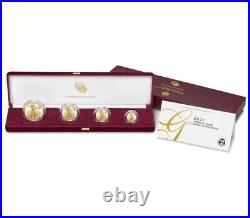 American Eagle 2021 Gold Proof Four Coin Set
