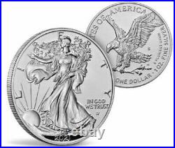 American Eagle 2021 One Ounce Silver Reverse Proof Two-Coin Set Designer Edition