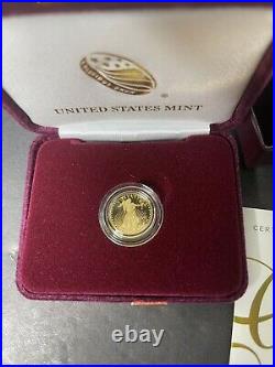 American Eagle 2021 One-Tenth Ounce Gold Proof Coin $5 West Point- In Hand 21EE