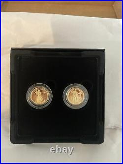 American Eagle 2021 One-Tenth Ounce Gold Two-Coin Set Designer Edition 21XK