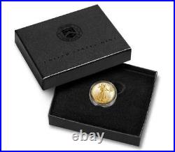 American Eagle 2021 One-tenth 1/10 Oz Gold Proof Coin Type 2 in hand
