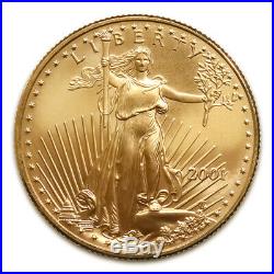American gold Eagles 1/10 oz BU