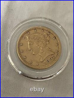 American gold Half Eagle (Librety Head) $5 Year 1897