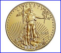 CONFIRMED ORDER American Eagle 2020 One Ounce Gold Uncirculated Coin, W