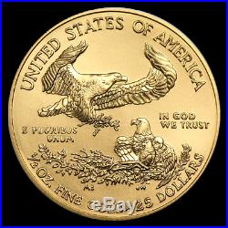 Ch/gem Bu 2019 1/2 Oz. $25 American Eagle Gold United States Coin