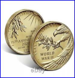 Confirmed Order End of World War II 75th Anniversary 24-Karat 1/2oz Gold Coin