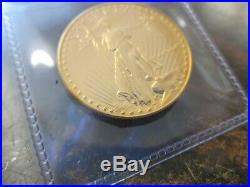 Free shipping 1986 Uncirculated 1 oz Gold American Eagle last from storage