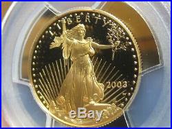 Gold 1/2 Half Oz 2003-w Gold Eagle Pcgs Signed By Mint Director Pr 69dcam