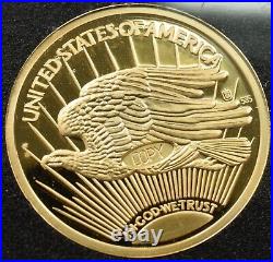 Gold Coin Proof 14ct $50 Million Dollar 4 Year USA Set BOX COA A