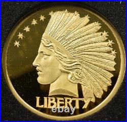 Gold Coin Proof 14ct $50 Million Dollar 4 Year USA Set BOX COA A
