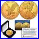 Gold Gilded 2023 American Silver Eagle 1 Oz. 999 Coin with Box
