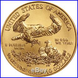Lot of 2 2019 $10 American Gold Eagle 1/4 oz Brilliant Uncirculated