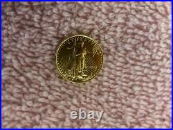 Lot of 4 1/10 oz Gold American Eagle One Tenth Ounce $5 Coin Brilliant BU