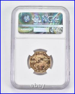 MS69 1999-W $10 American Gold Eagle With W Graded NGC 8722