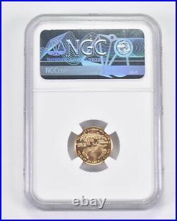 MS69 1999-W $5 American Gold Half Eagle With W Graded NGC 8724