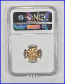 MS69 2015 $5 American Gold Eagle Narrow Reeds QA Graded NGC 9921