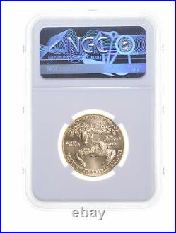 MS70 1986 $25 1/2 Oz. Gold American Eagle Graded NGC 6679