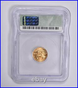 MS70 1986 $5 American Gold Eagle 1/10 Oz. 999 FIne Gold ICG 3722