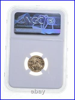 MS70 1992 $5 American Gold Eagle Graded NGC 5508