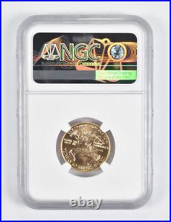 MS70 1999 $10 American Gold Eagle 1/4 Oz. 999 Fine Gold NGC 1700