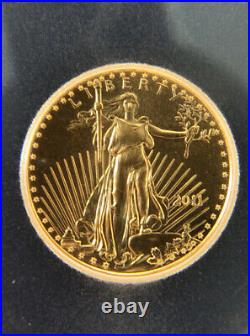 MS 70 2011 Gold Eagle $5 Tenth-Ounce 1/10 oz. ICG 2388521001 MS70 Flawless