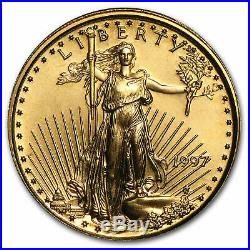 NEW Uncirculated 1997 American Gold Eagle 1/10 oz $5 BU 22 years old