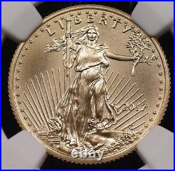 NGC 2017 $10 Gold Eagle Early Release MS70 #4522843-104