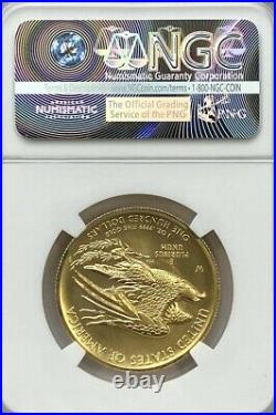 NGC MS69 2015-W $100 Gold Coin! High Relief, First Release! GEM BU