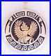 Native American Hopi Silver with Gold Overlay Eagle Pendant
