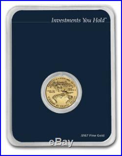 New 2019 1/10 oz Gold American Eagle (MintDirect Single) In mint direct package