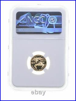 PF70 UCAM 1992-P $5 1/10 Oz. Gold American Eagle Graded NGC 6638