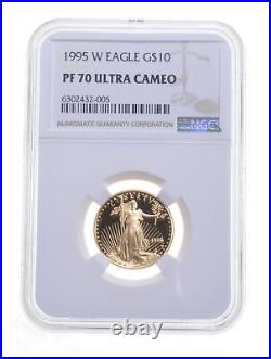 PF70 UCAM 1995-W $10 American Gold Eagle Graded NGC 5806