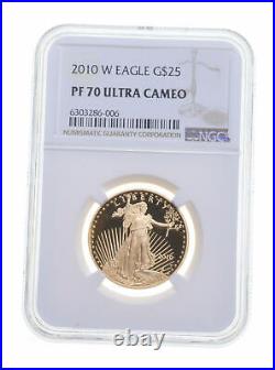 PF70 UCAM 2010-W $25 American Gold Eagle Graded NGC 6006
