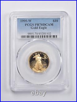 PR70 DCAM 1995-W $10 American Gold Eagle 1/4 Oz. 999 Fine Gold PCGS 3059