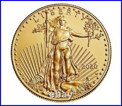 PRESALE American Eagle 2020 One Ounce Gold Uncirculated Coin Last Year Of Design