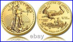 PROOF 2011-W Gold American Eagle $50 1oz