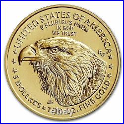 Pre-Sale 2021 1/10 oz American Gold Eagle MS-70 PCGS (FDI, Type 2)