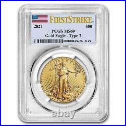 Pre-Sale 2021 1 oz American Gold Eagle MS-69 PCGS (FirstStrike, Type 2)