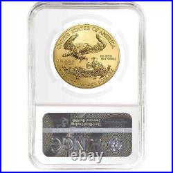 Presale 2021 $50 American Gold Eagle 1 oz. NGC MS70 Black ER Label