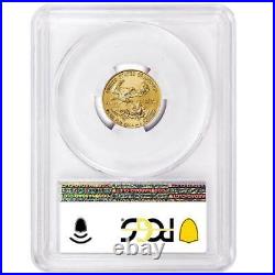 Presale 2021 $5 American Gold Eagle 1/10 oz. PCGS MS70 FDOI Flag Label