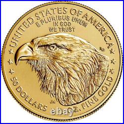 Presale 2022 $50 American Gold Eagle 1 oz BU