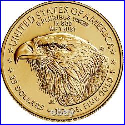 Presale 2023 $25 American Gold Eagle 1/2 oz BU