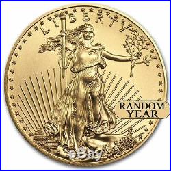 Random Year 1 oz Gold American Eagle Coin Brand New BU