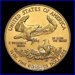 SPECIAL PRICE! 1/2 oz Gold American Eagle BU (Random Year) SKU #83878