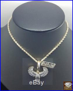 Stunning 10k Yellow gold With. 47 CT Diamond Eagle Pendent, Men's/Women, American