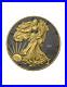 USA 2021 1$ Liberty American Eagle Golden Ring 1 Oz Silver Coin