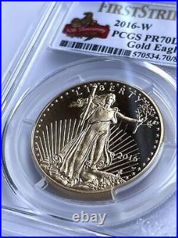 USA American Eagle Gold Proof 2016 $50 First Strike 30. Yes