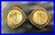 VINTAGE 2001 American Eagle Five Dollar Liberty Gold Coin 14k Clip On Earrings