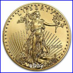 XMAS- 2020 $5 GOLD AMERICAN EAGLE GEM COIN (1/10th OZ) -CAPSULE- $258.88