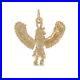 Yellow Gold Native American Eagle Dancer Charm 14k Kachina Pendant